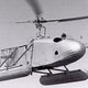 The final configuration of the VS 300, with single anti-torque rotor in the rear. (Author unknown)